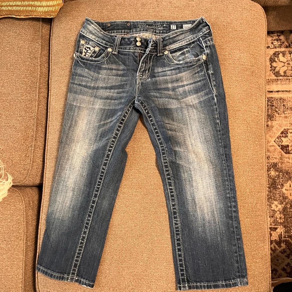 Miss Me Blue Ankle & Cropped Jeans